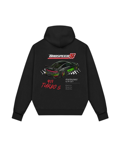 BadSpeeds Porsche 911 Turbo S Unisex Hoodie